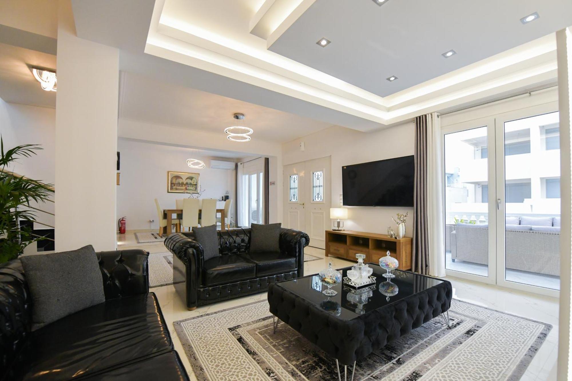 Beach Blue Villa Corinth Экстерьер фото