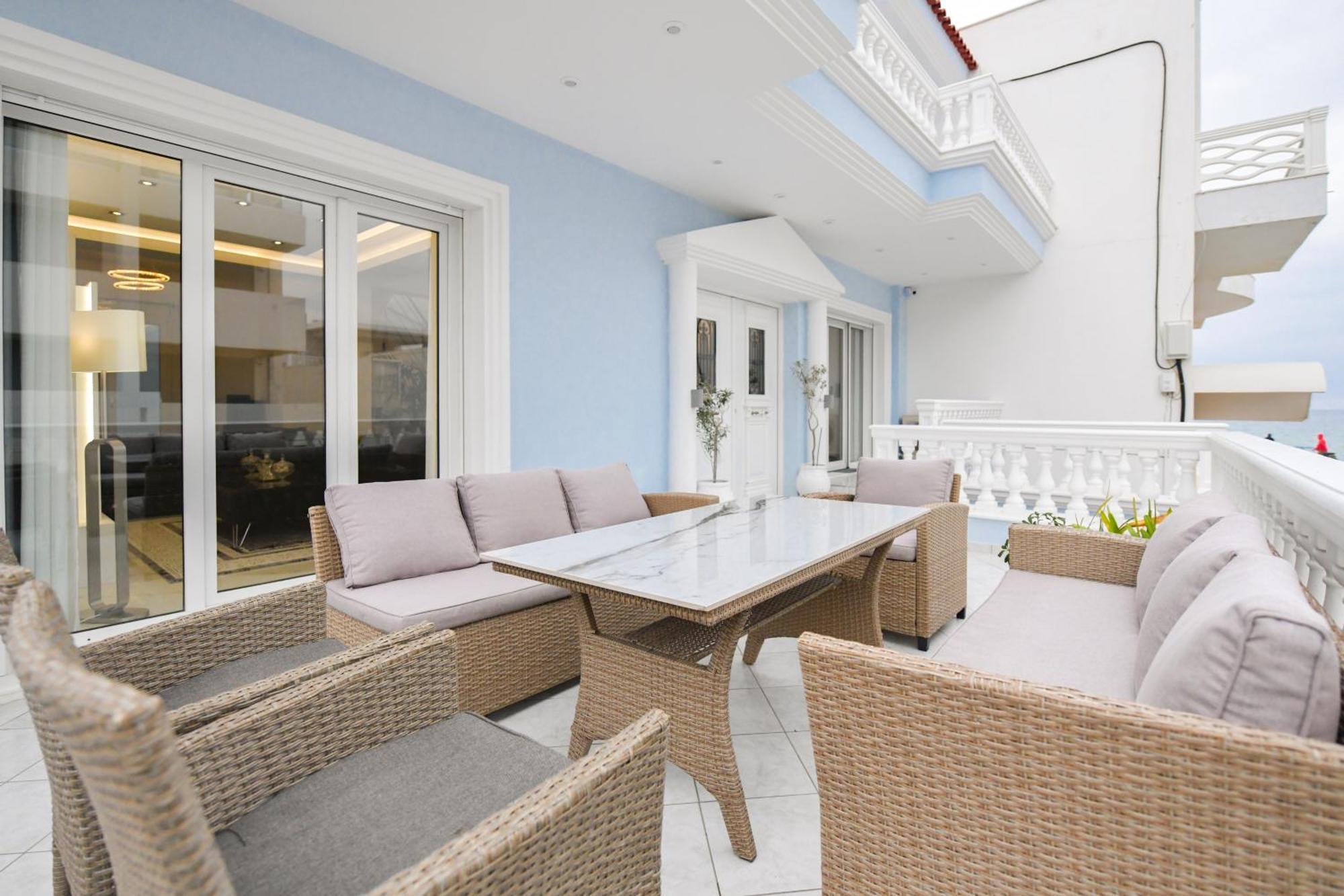 Beach Blue Villa Corinth Экстерьер фото