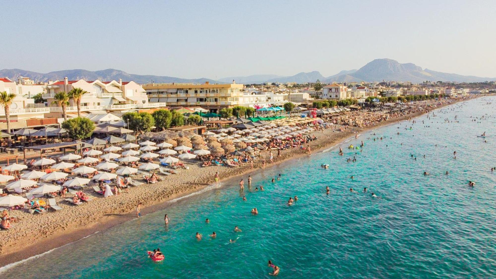 Beach Blue Villa Corinth Экстерьер фото