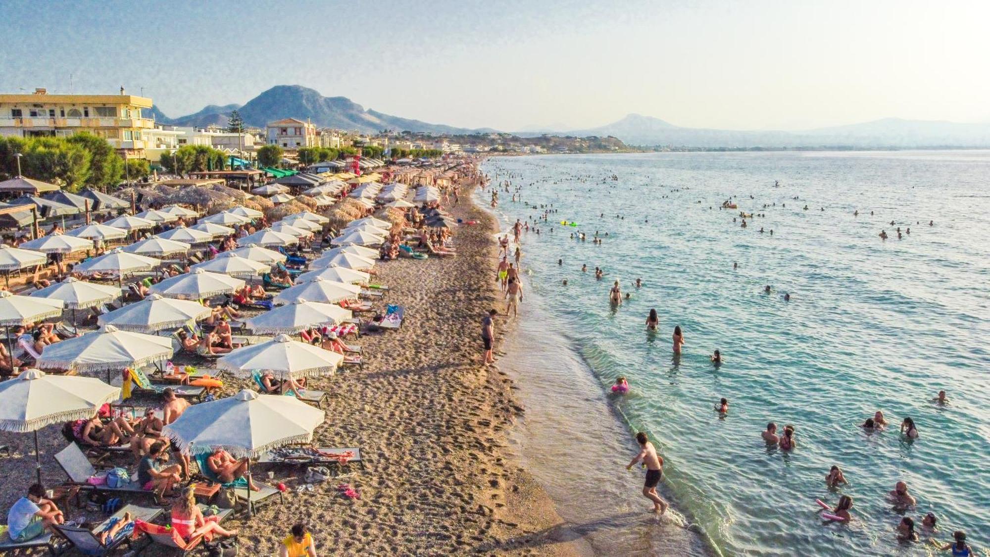 Beach Blue Villa Corinth Экстерьер фото